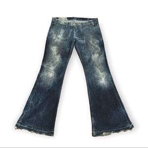 Textile Elizabeth & James Tie Dye Flare Jeans